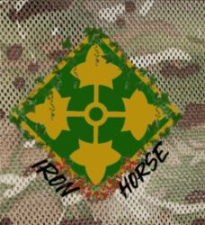 4ID. 4th Infantry Division insignia