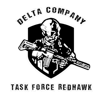 Delta Company - Task Force Redhawk insignia