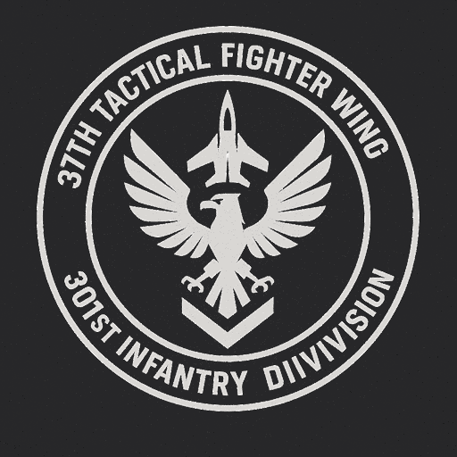 37th Tactical Fighter Wing/ 301st Infantry Division insignia