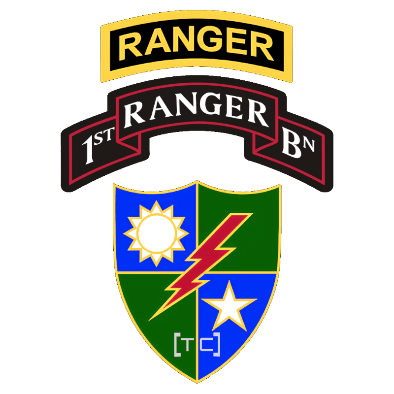 1st Ranger Battalion, 75th Ranger Regiment - German Milsim insignia