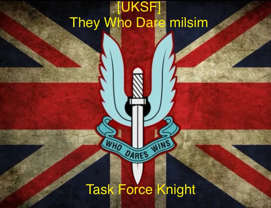 [UKSF] THEY WHO DARE MILSIM TASK FORCE KNIGHT insignia