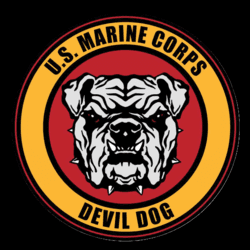 1st Marine Volunteers "Devil Dogs" insignia