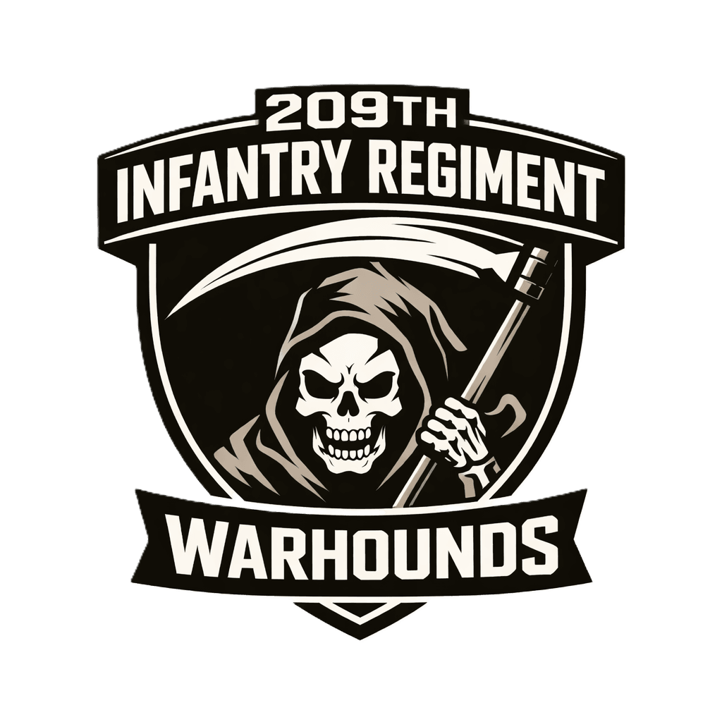209th Infantry Regiment — “Warhounds” insignia