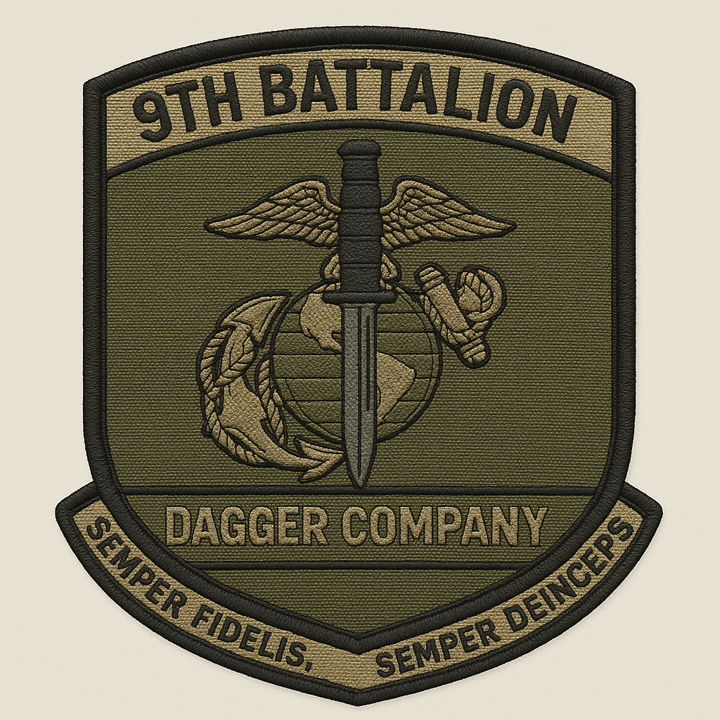9th Battalion, Dagger Company insignia