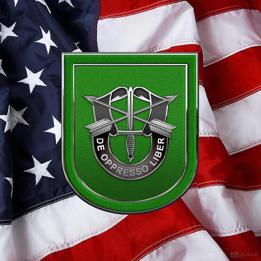 Bravo Company, 10th SFG insignia