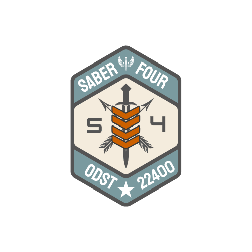 Saber Four | 22/105th Shock insignia