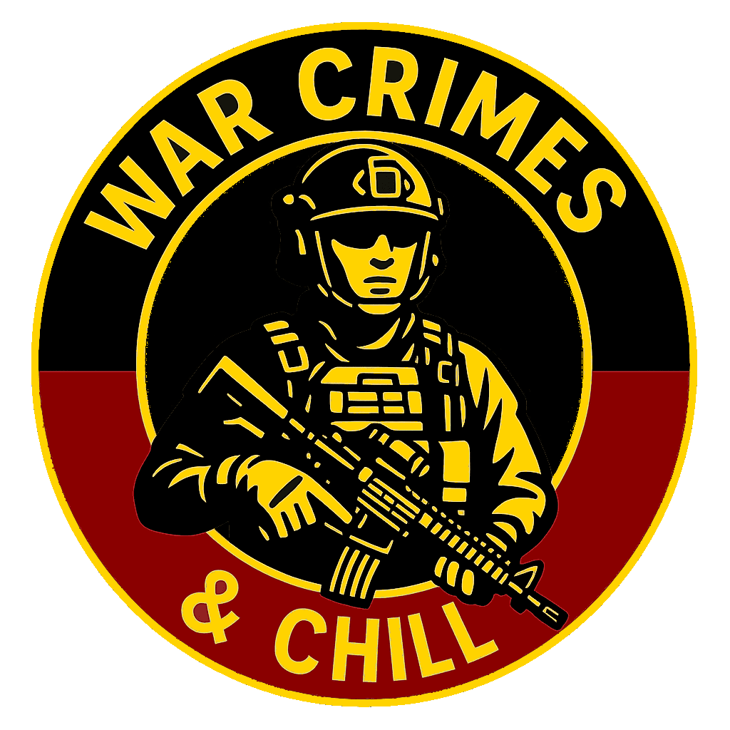 WAR CRIMES & CHILL MilSim insignia