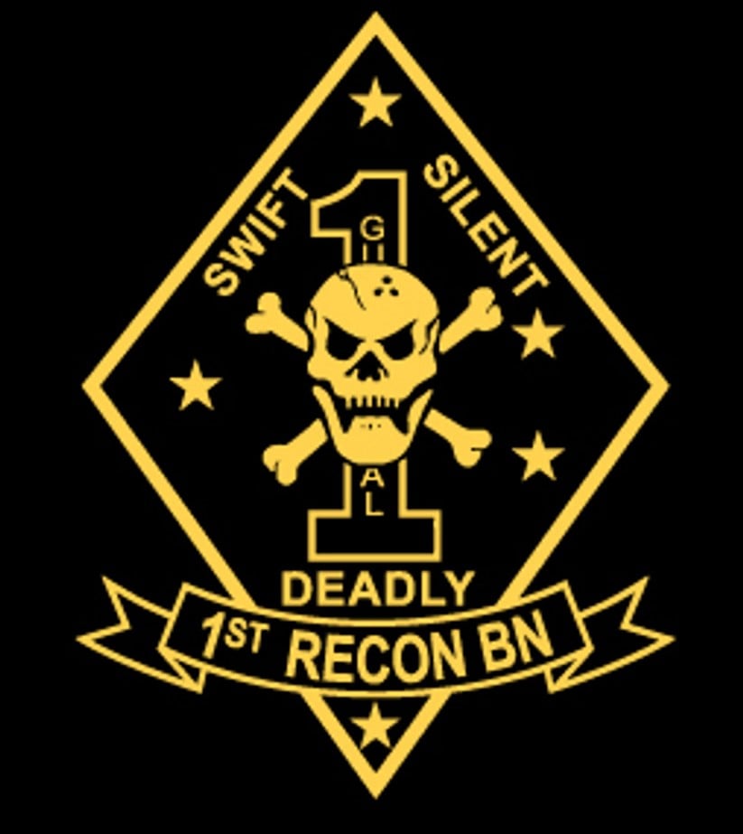 Force Reconnaissance Company., 1st Reconnaissance Battalion insignia