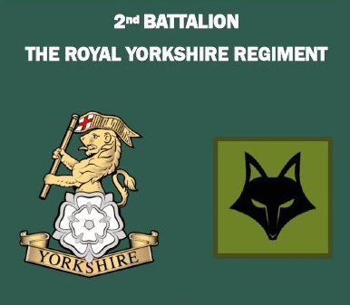 2R YORKS - BURMA COY insignia