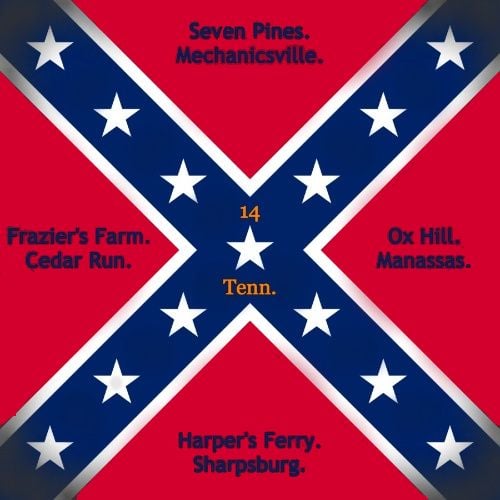 14th Tennessee insignia