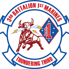 Thundering Third (3rd Battalion 1st Marines) insignia