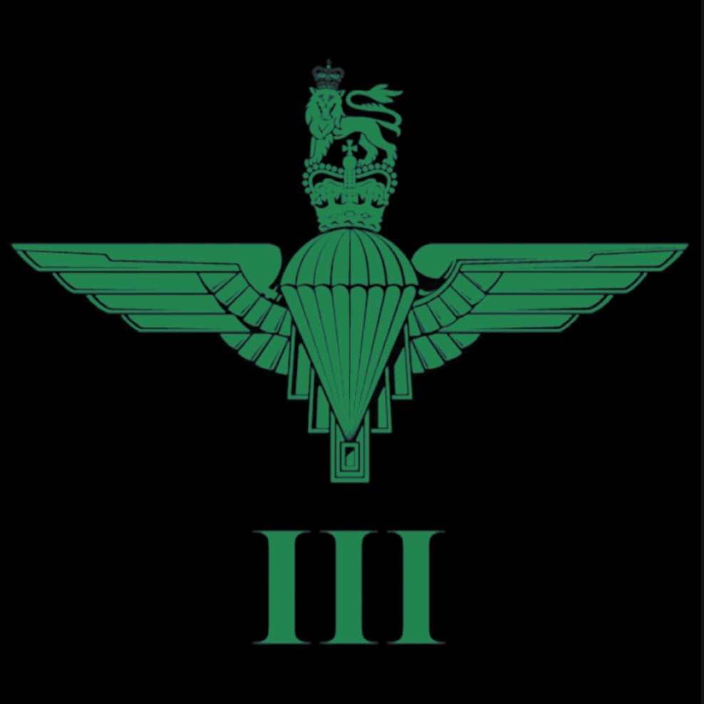 𝟑𝐑𝐃 𝐁𝐀𝐓𝐓𝐀𝐋𝐈𝐎𝐍 𝐓𝐇𝐄 𝐏𝐀𝐑𝐀𝐂𝐇𝐔𝐓𝐄 𝐑𝐄𝐆𝐈𝐌𝐄𝐍𝐓, 𝐁 𝐂𝐎𝐘 insignia