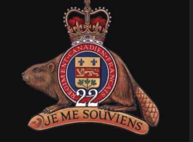 Royal Canadian 22nd Regiment insignia