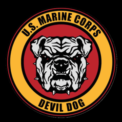 1st Marine Volunteers "Devil Dogs" insignia