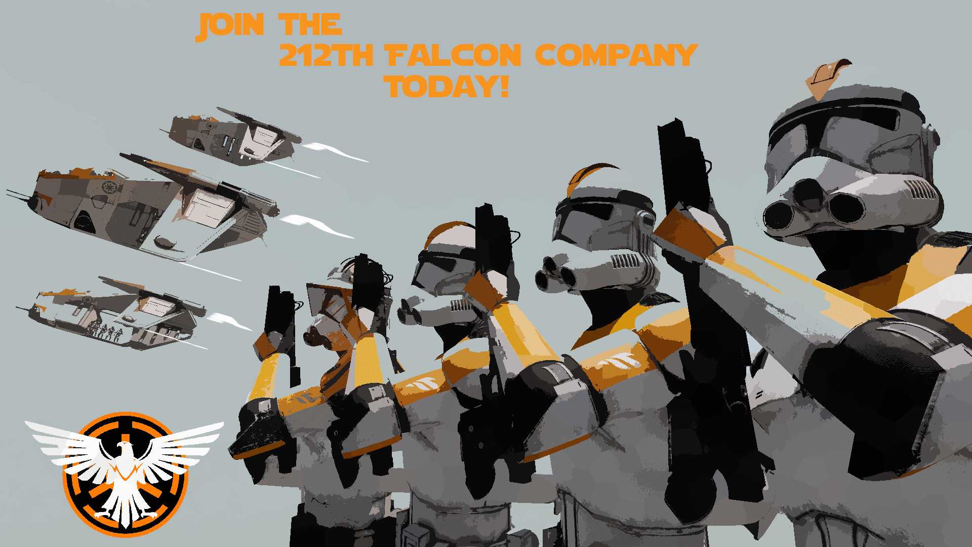 212th Falcon Company banner