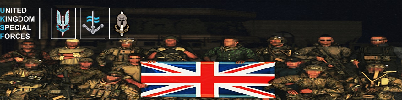 United Kingdom Special Forces banner