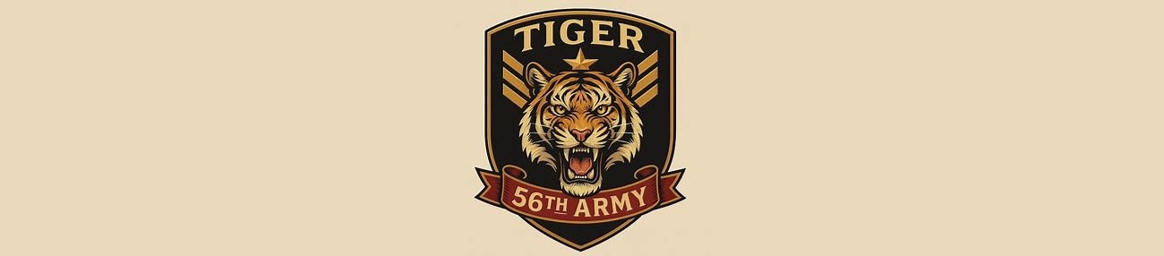 56th Tiger Army banner