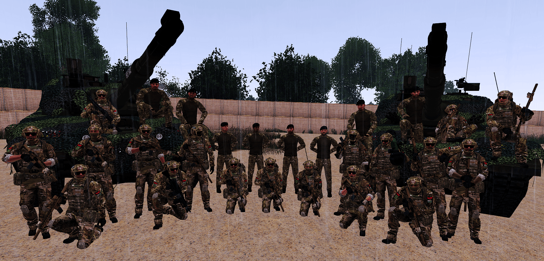 The Royal Tank Regiment banner