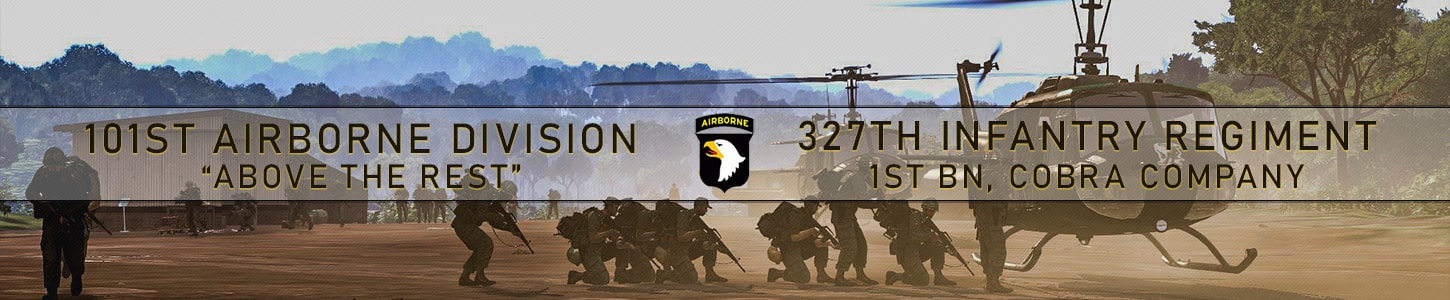 101st Airborne Division banner