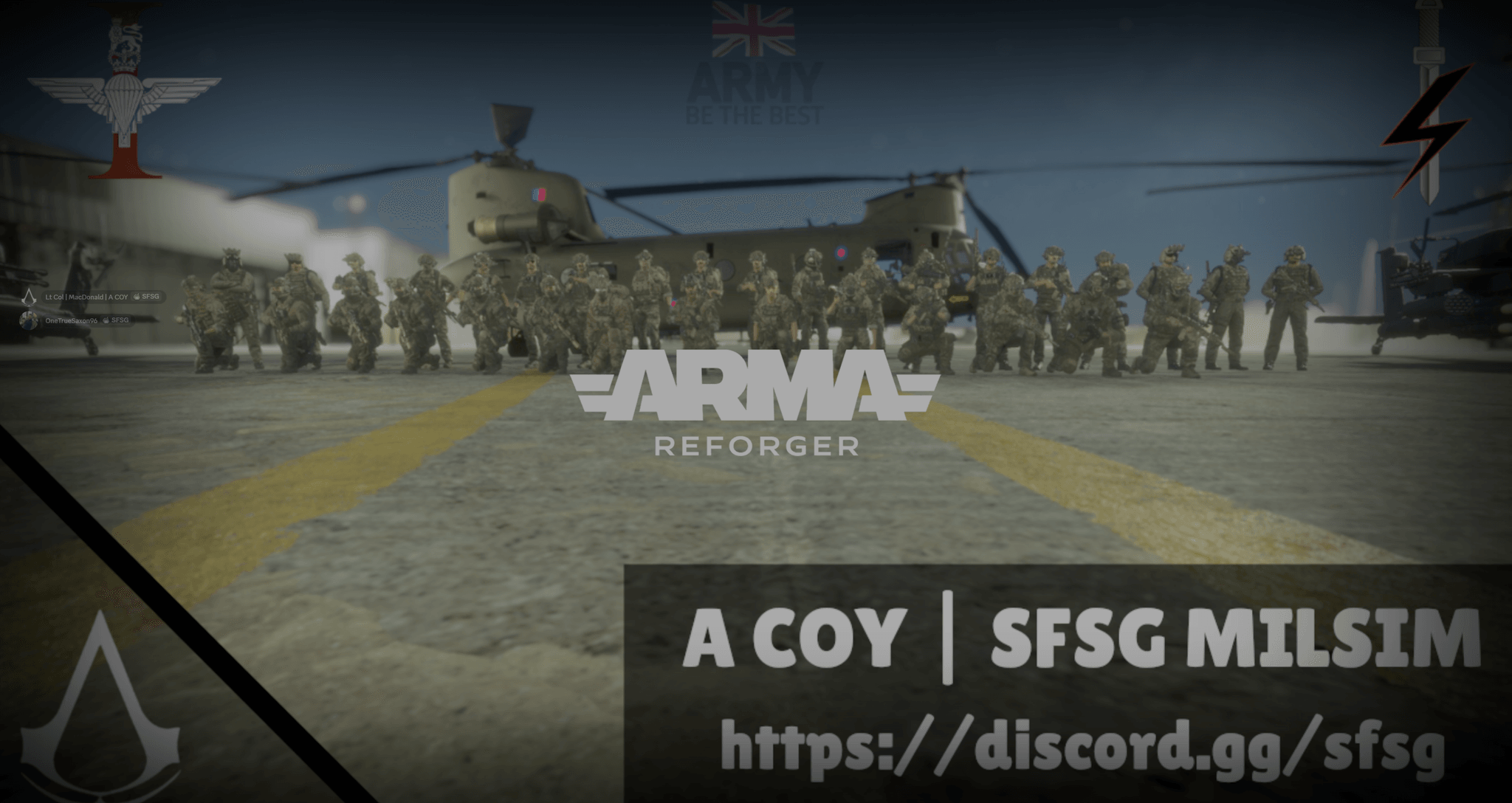 A COY | SBS | SFSG | UK MILSIM banner