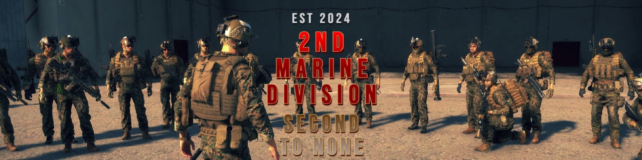 2nd Marine Division banner
