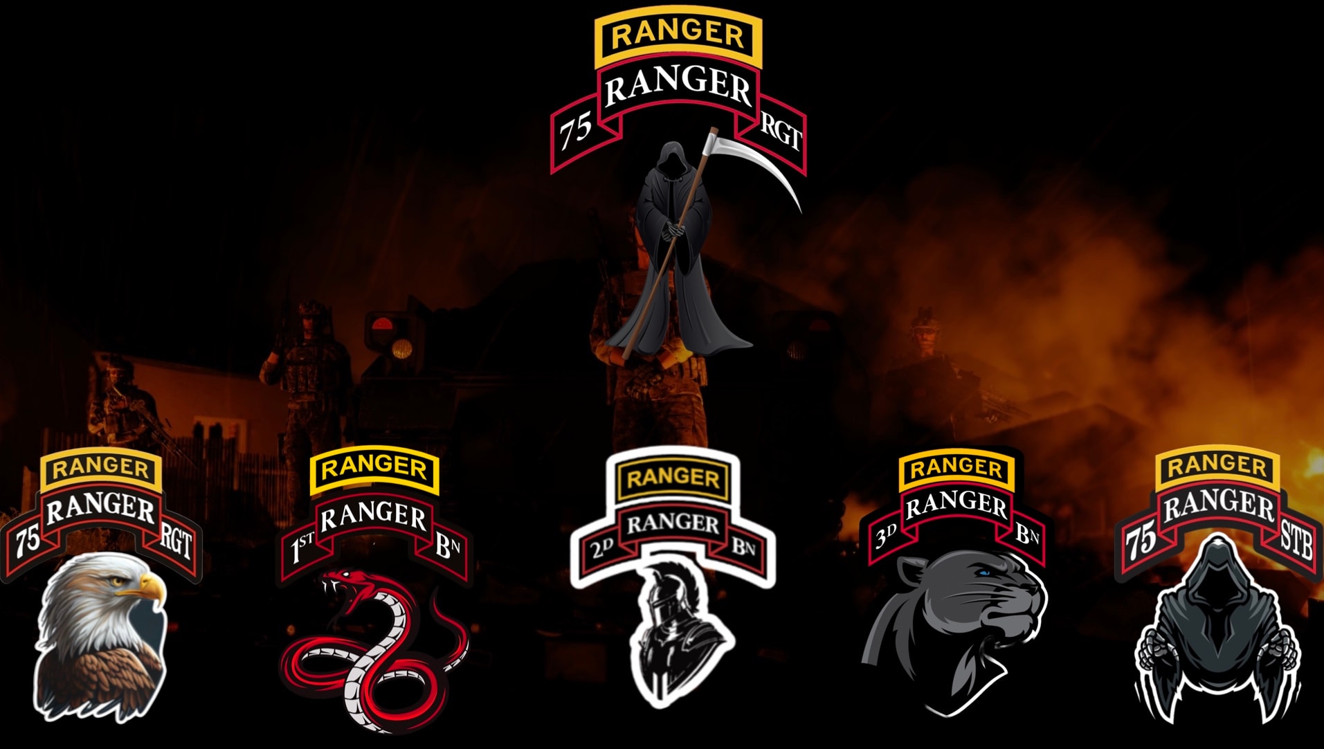 75th Ranger Regiment banner