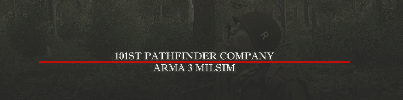 101st Pathfinder Company banner