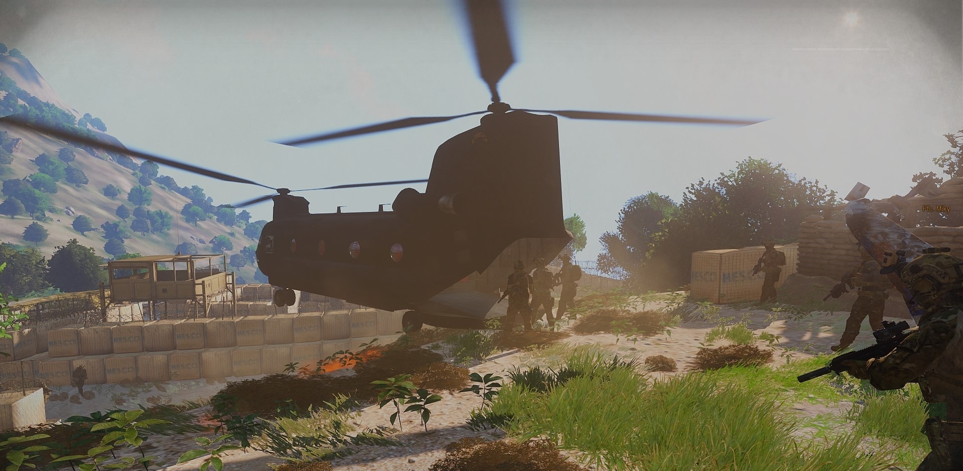 Task Force Warrior banner