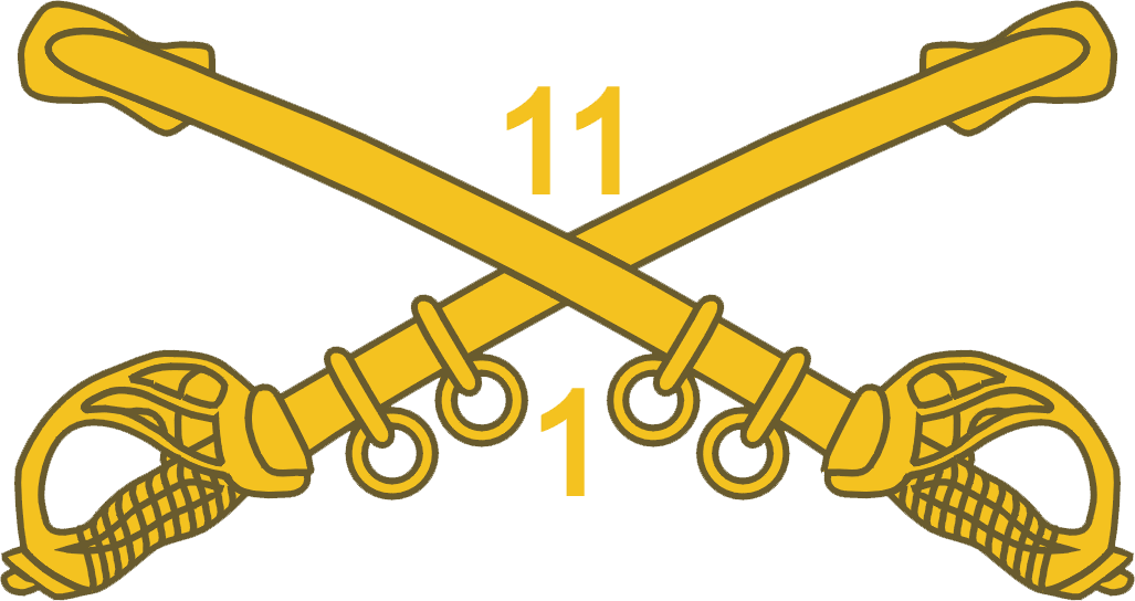 1-11 Armored Cavalry Regiment "IronHorse" banner