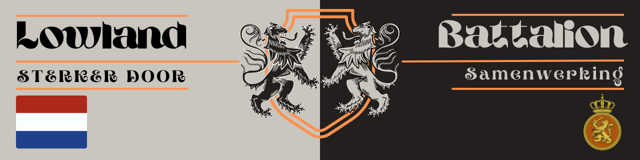 Lowland battalion banner