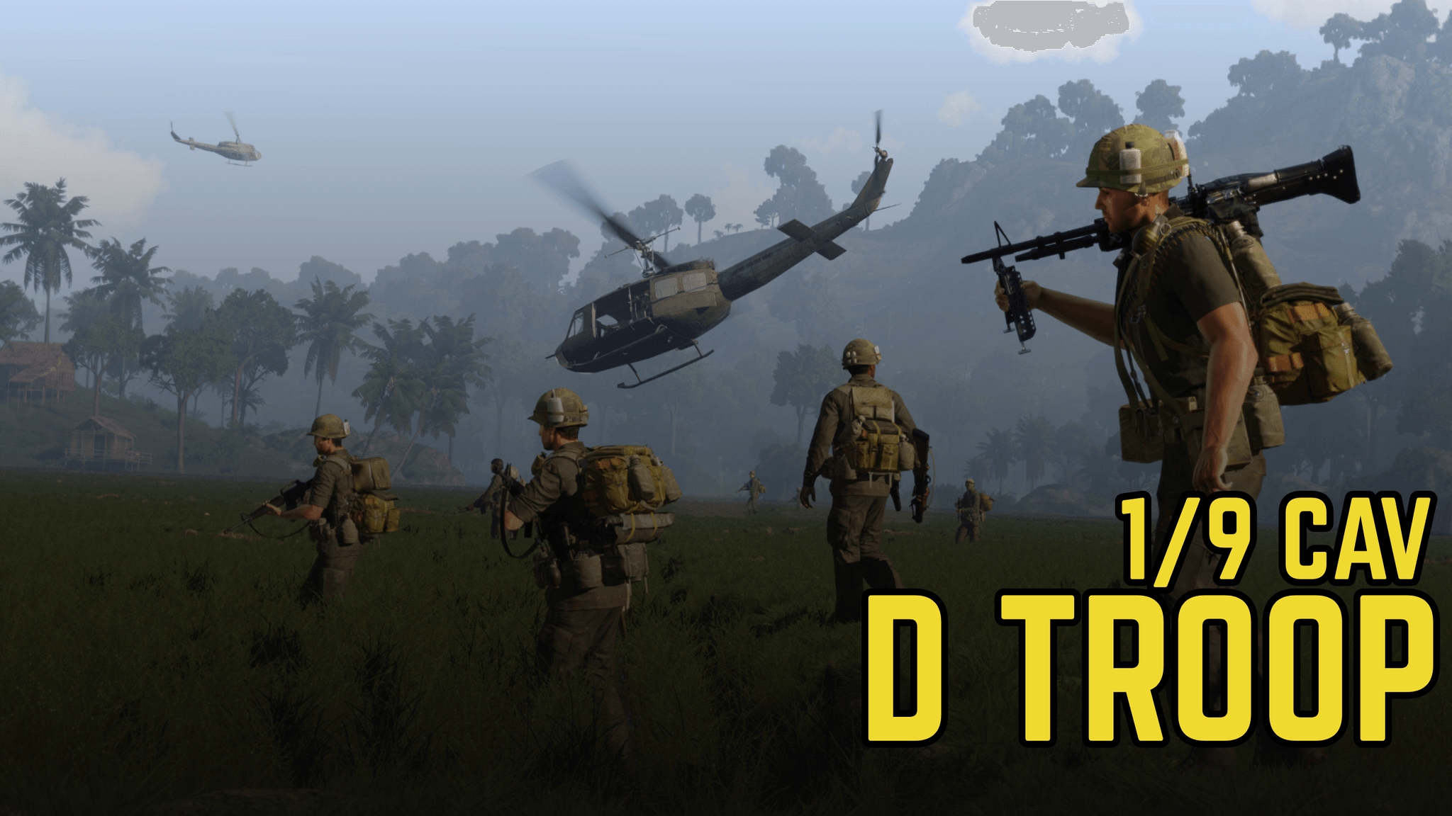 D Troop - 1-9 Air Cav banner