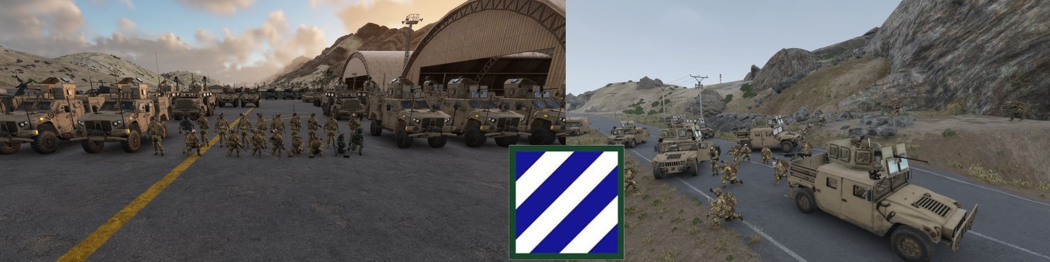 3rd Infanrty Division 18AX banner