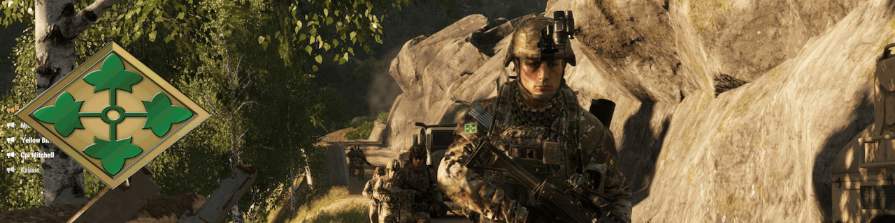 4th Infantry Division banner