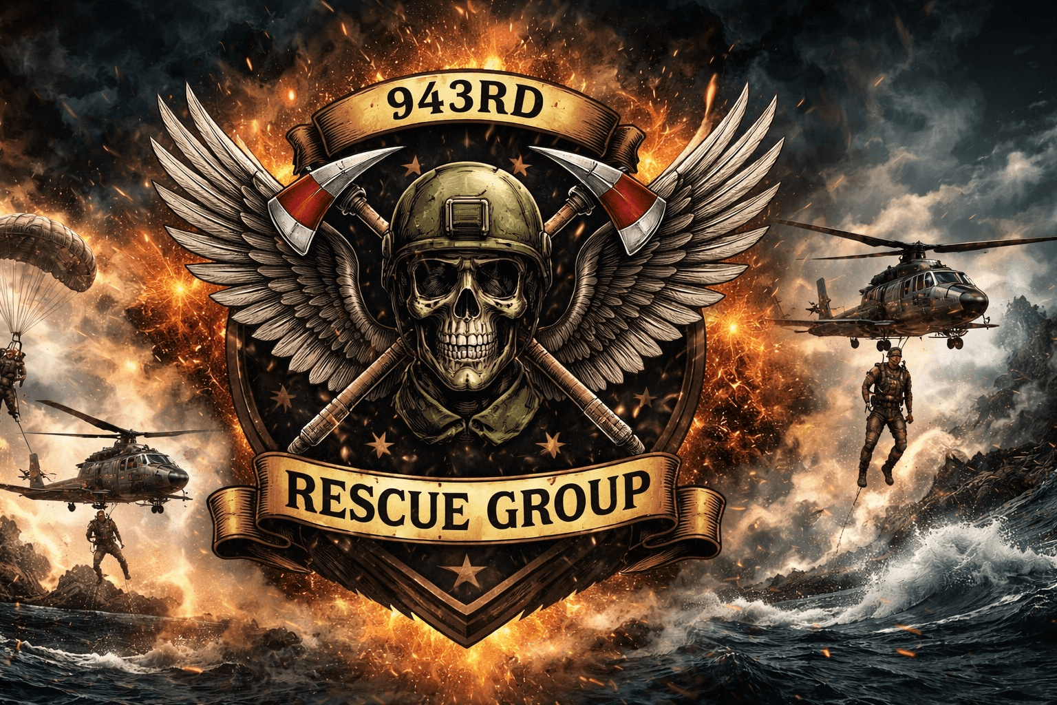 943rd Rescue Group banner