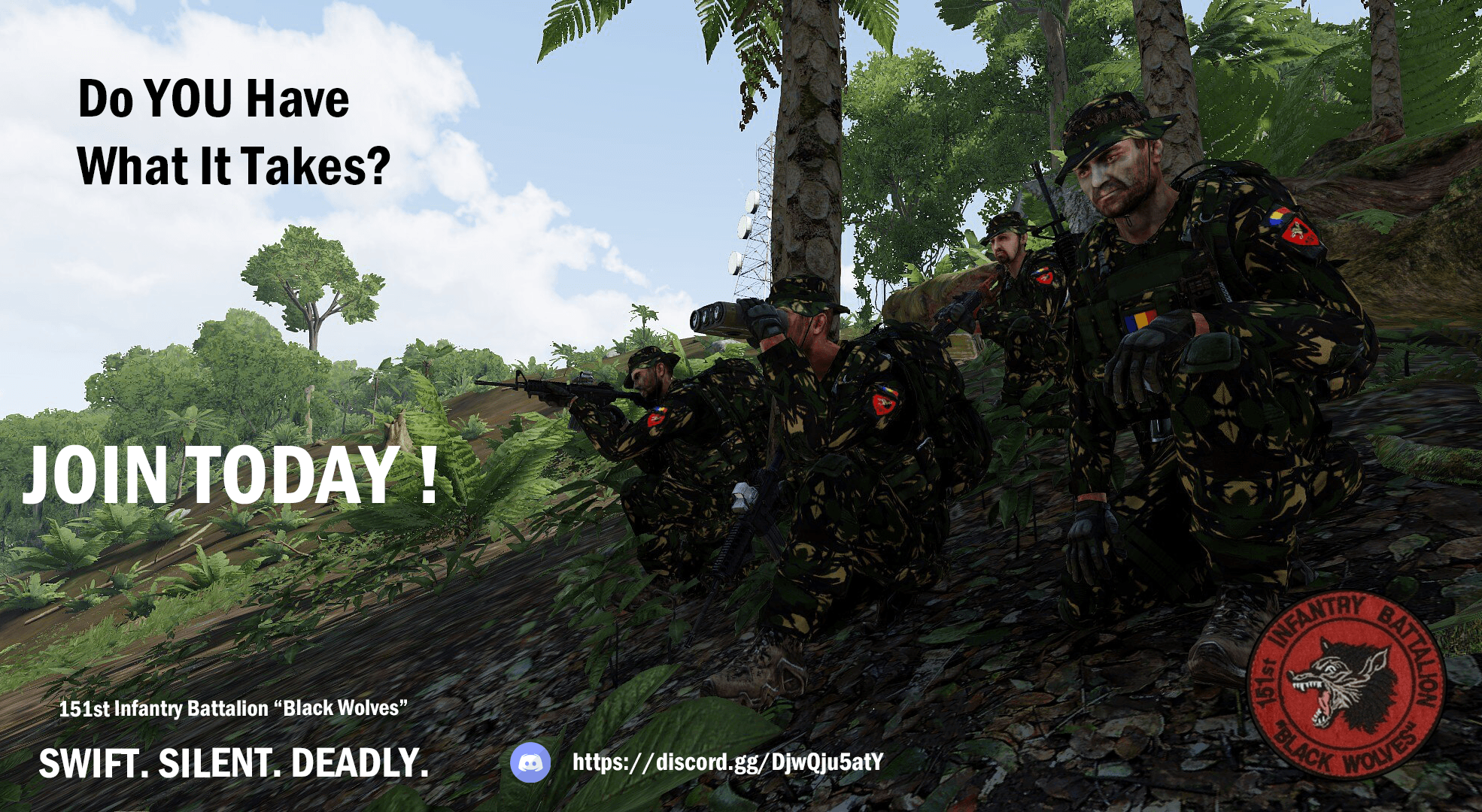 Task Force 151 "Black Wolves" banner