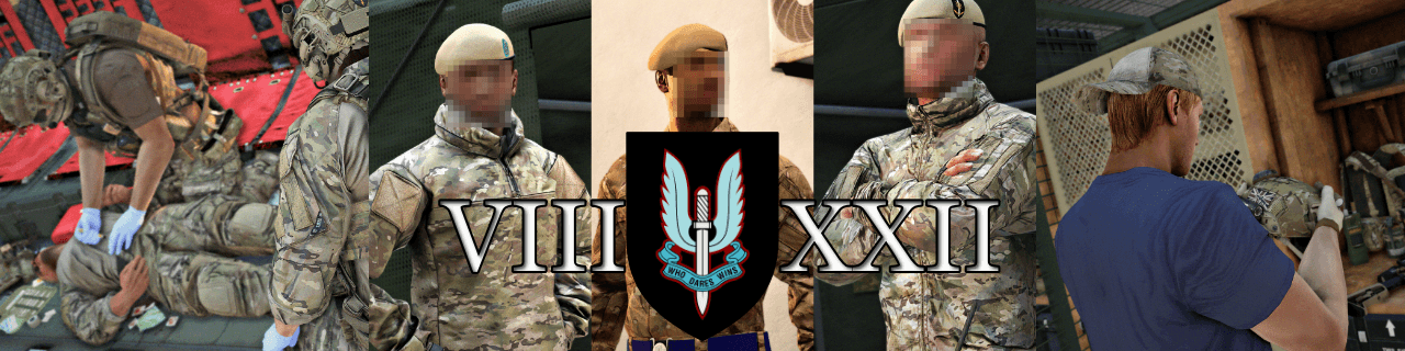 8 Troop, B Squadron, UKSF banner