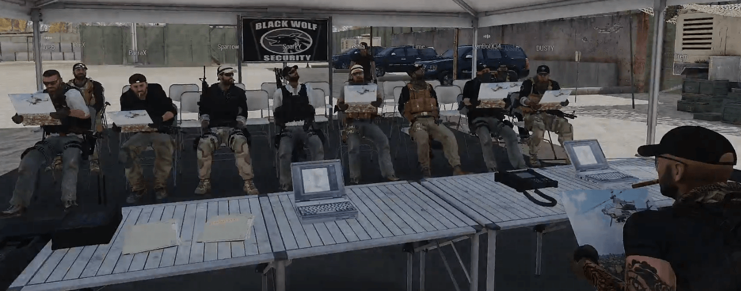 Black Wolf Security PMC banner