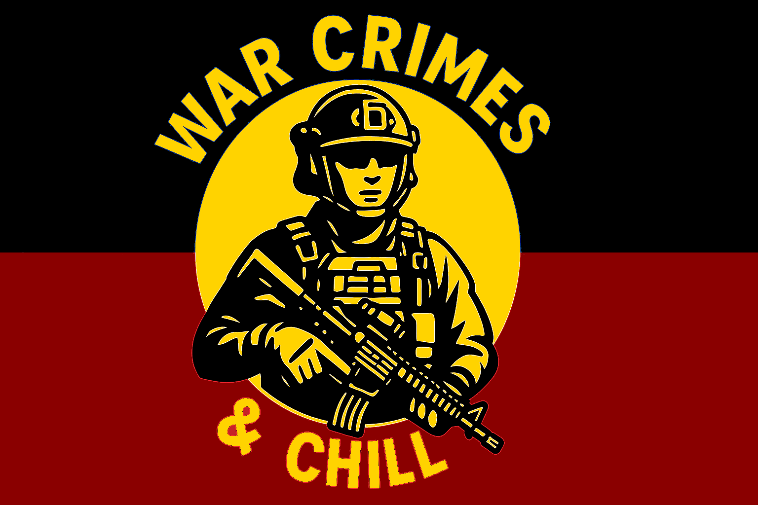 WAR CRIMES & CHILL MilSim banner
