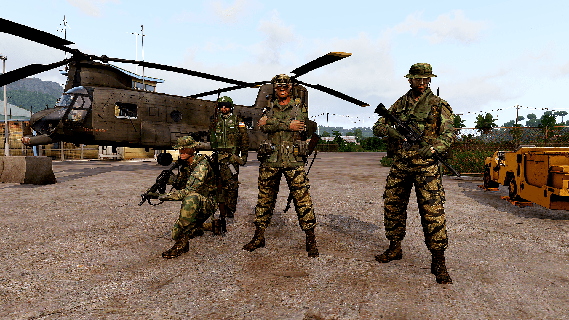 1st Air Cav 45th Commando (II Corps) banner