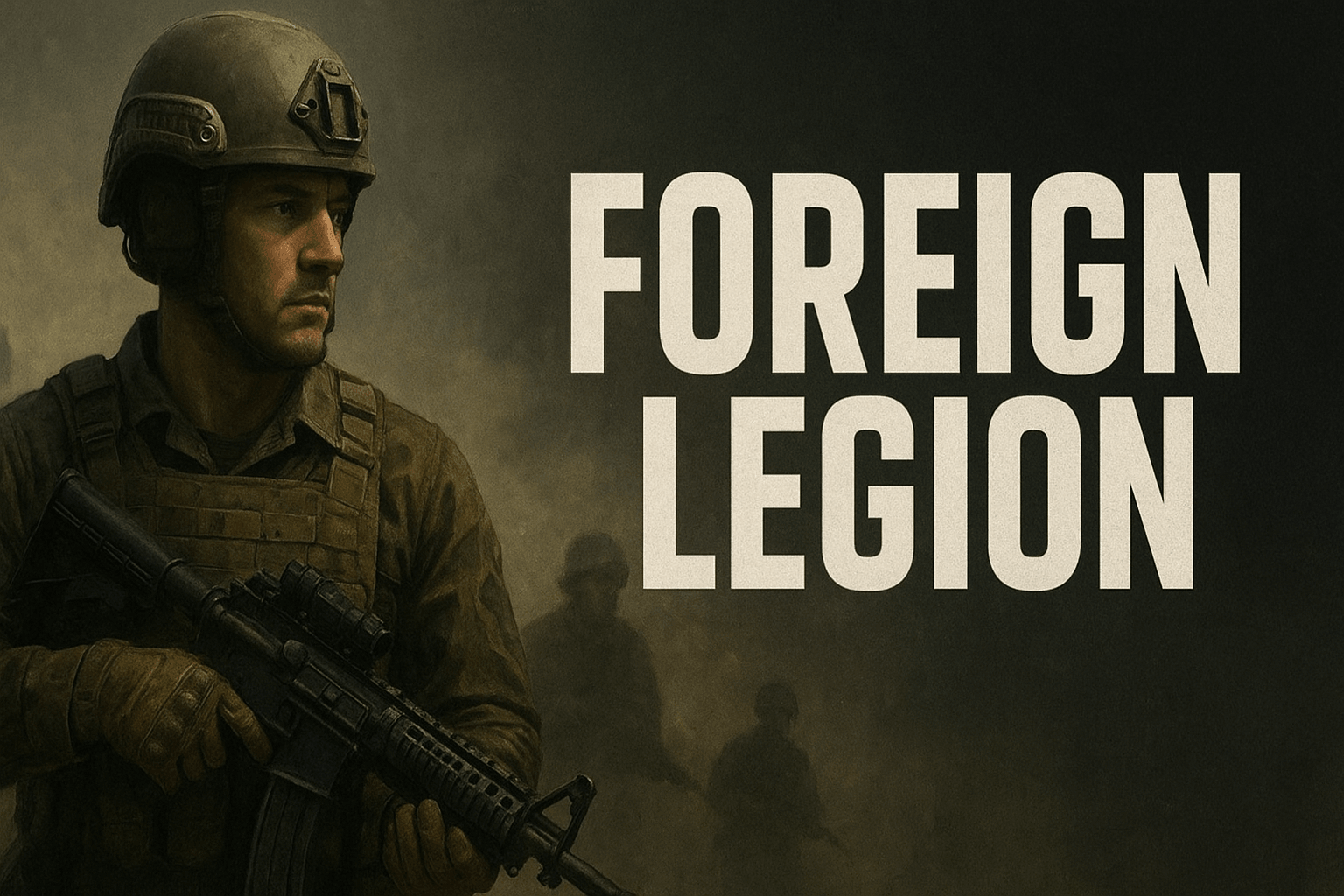 FOREIGN LEGION banner