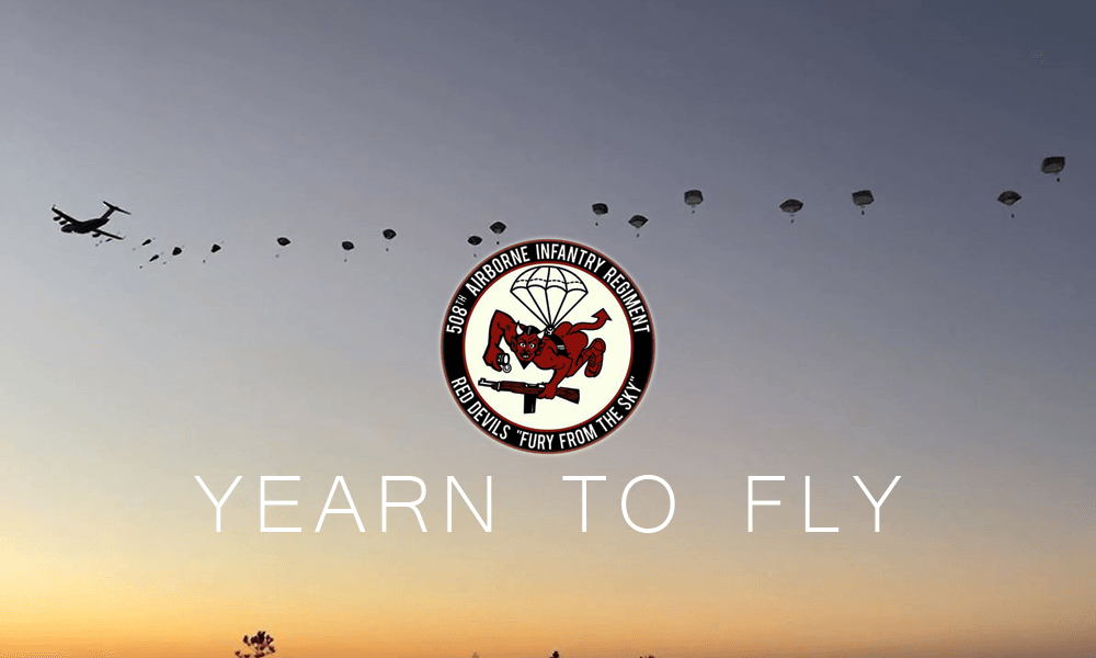 2/508th Parachute Infantry Regiment 82nd Airborne Division banner