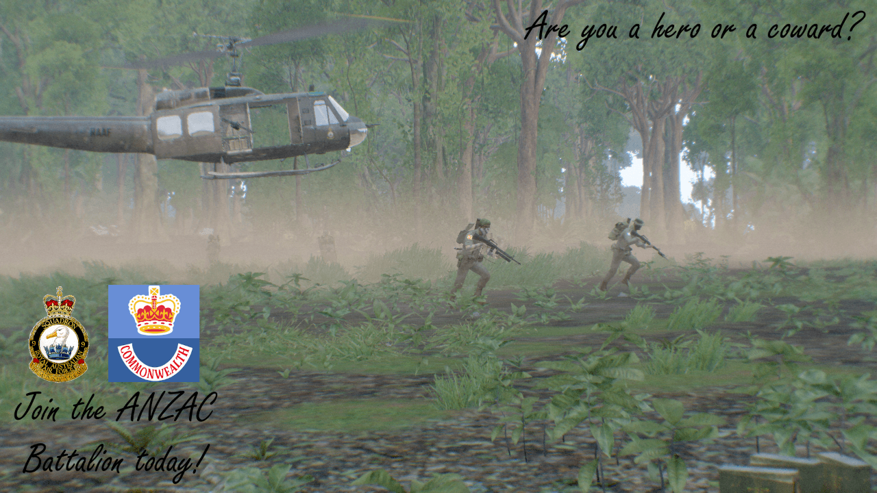 ANZAC Battalion banner
