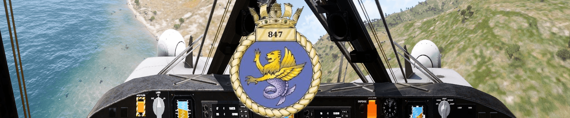 847 Naval Air Squadron banner