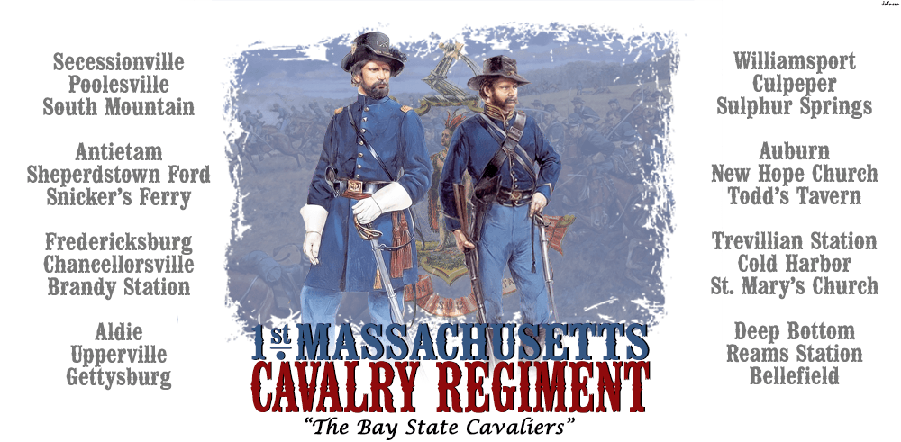 1st Massachusetts Volunteer Cavalry "Bay State Cavaliers" banner