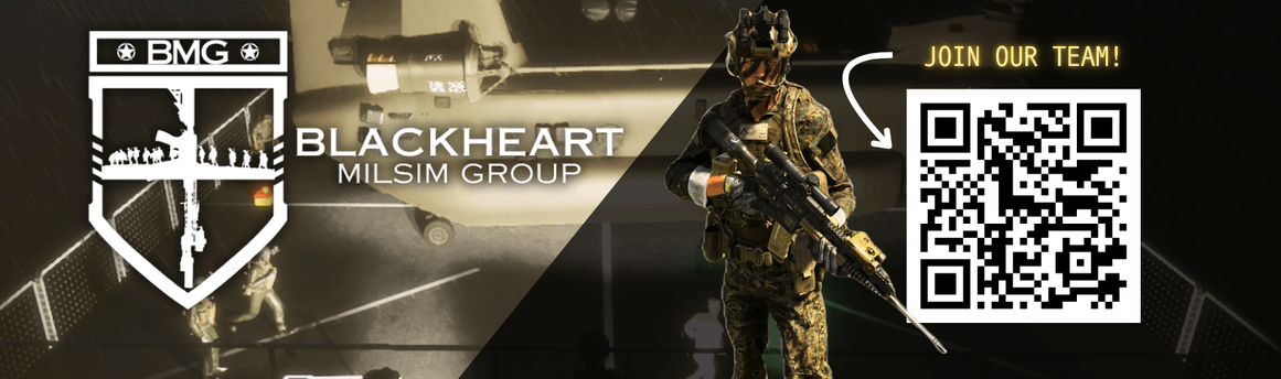 Blackheart Milsim Group banner