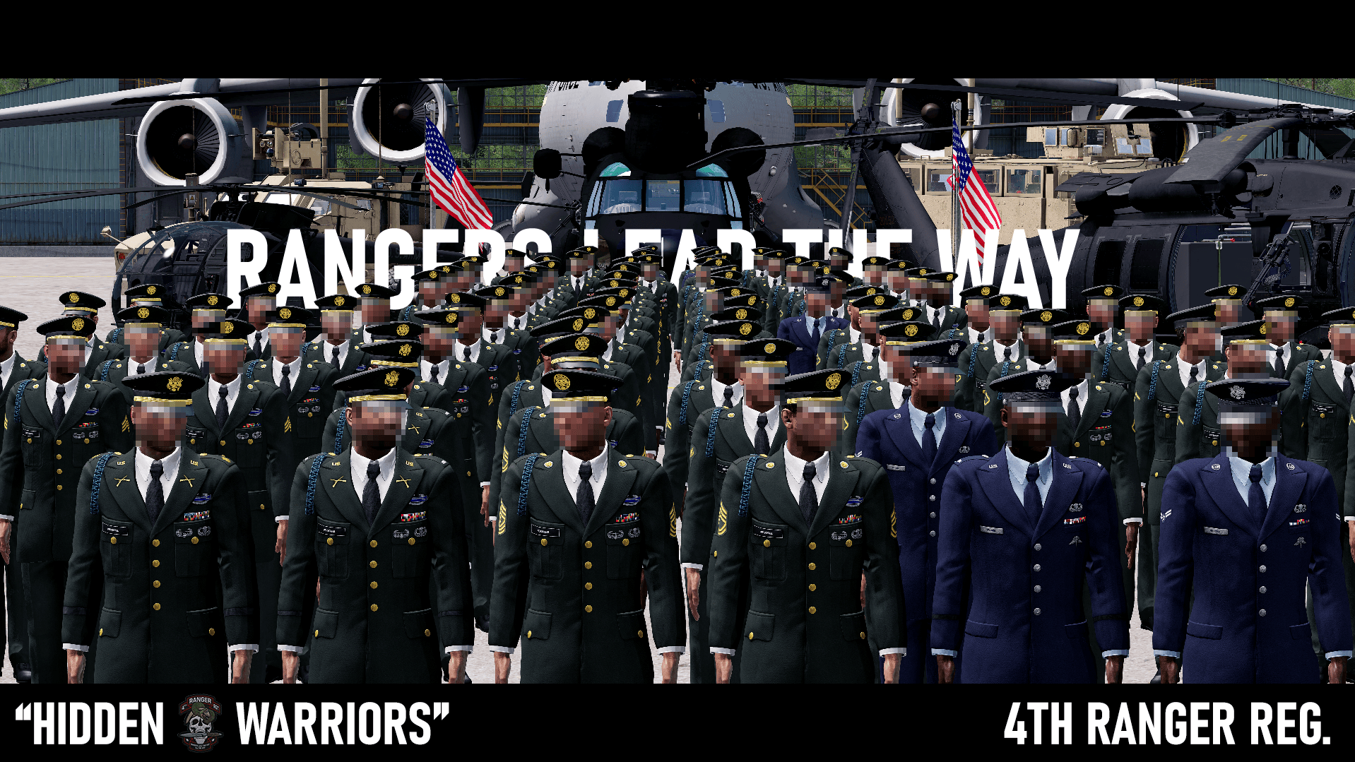 4th Ranger Regiment banner
