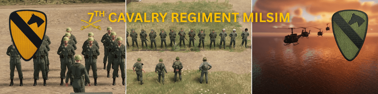 7th Cavalry Regiment (Vietnam Era) banner