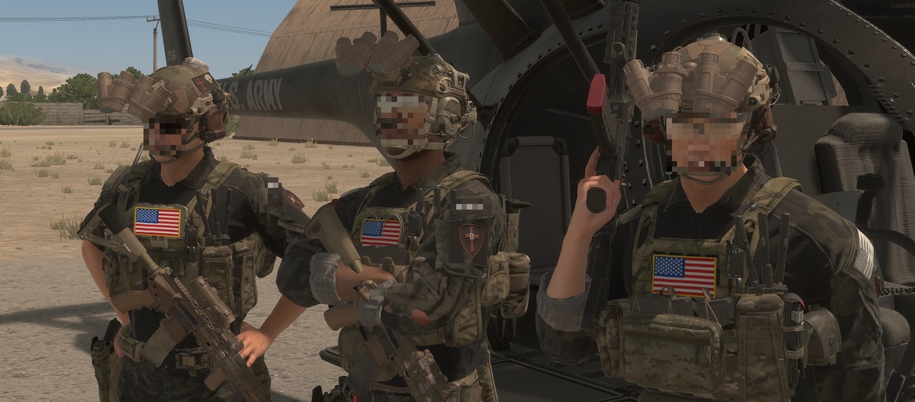 CAG, B Squadron banner