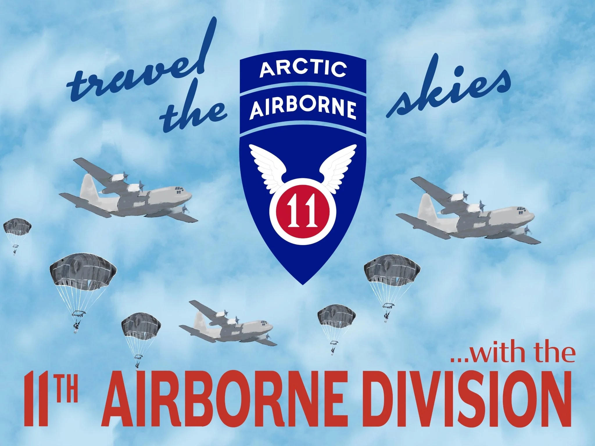 11th Airborne Division banner
