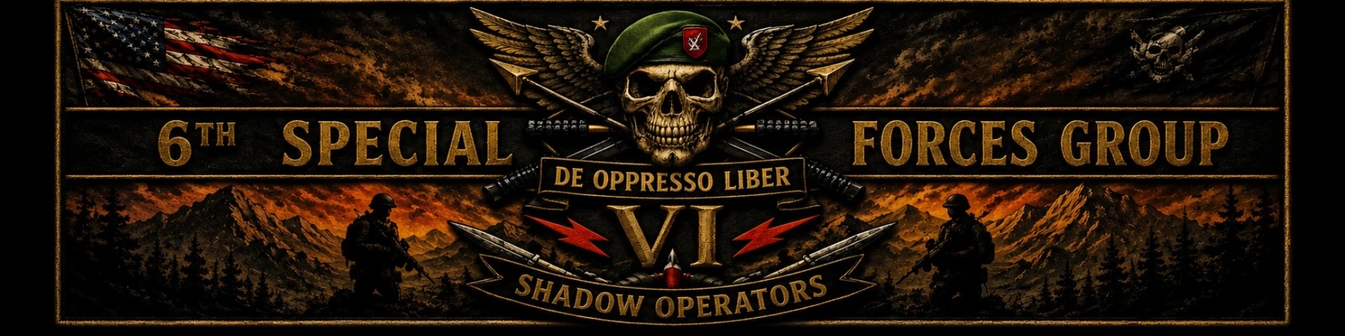 6th Special Forces Group banner